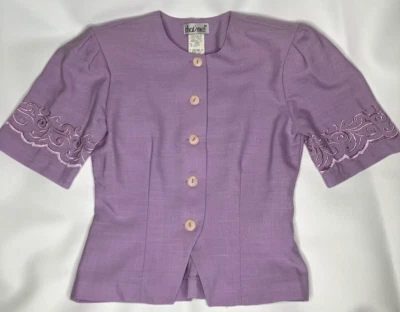 Conjunto de Saia Top Feminina Vintage That's Me Anos 90 Midi Roxo Lavanda Tamanho 3/4 - Imagem 1 de 4