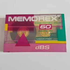 Memorex dBS 60 Leer Neu Versiegelt Kassette Band Normal Bias Made In Korea  - Bild 1 von 15