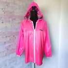 Fila Sport Pink Trillin Womens Size M Windbreaker Jacket Lined Hood Polyester 