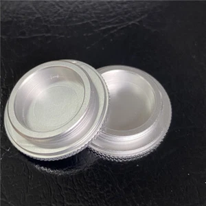2PCS Screw Metal C Mount Body Caps CCTV Camera Body Cap Lens Cover Dust Cover - Picture 1 of 9