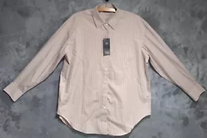 Ladies Marks And Spencer M&S Lilac Grey Striped Shirt UK10-UK18 New With Tags - Picture 1 of 21