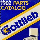 1982 Gottlieb Parts Catalog Pinball Arcade Manual ORIGINAL