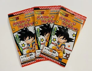 DRAGON BALL Clear Card Collection 3 packs , Random 3 cards , 2025 , Japan Anime - Picture 1 of 4