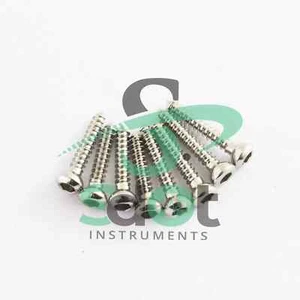 2.7mm Cortical Cortex Screws 120 PCs Different Lengths Set By SdOt Instruments - Picture 1 of 4