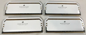 CORSAIR Dominator Platinum RGB 64GB (4 x 16GB) DDR4 3200 in White - Picture 1 of 2