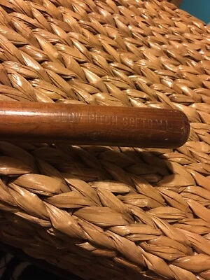 Mini bate de colección Louisville Slugger Hillerich & Bradsby lanzamiento lento invitación 74 Foto 1 de 4