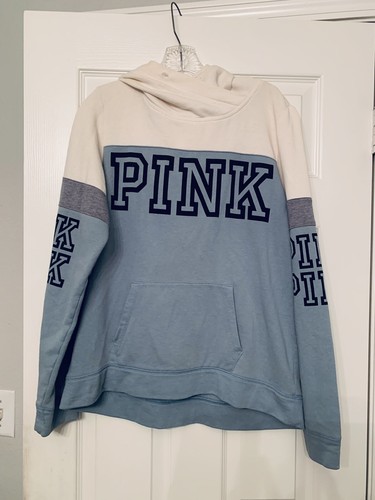 UNDERCOVER Felpa con cappuccio donna rosa Victoria's Secret manica lunga cordino medio mancante