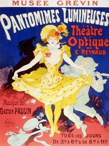 pantomimes Lumineuses Decor Poster. Fine Graphic Art. Wall Interior Design 2327 - Picture 1 of 1