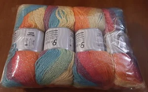 ICE YARNS MAGIC GLITZ CHEERY RAINBOW 400gr DK - IT'S BACK!!! - Picture 1 of 2