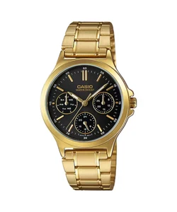 Reloj Casio LTP-V300G-1A Analógico Tono Dorado Acero Inoxidable Clásico Cuarzo Damas - Imagen 1 de 1