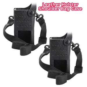 Funda protectora de cuero para Motorola Xir P6620 2 piezas - Imagen 1 de 12