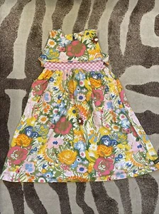 Matilda Jane MJ Far Out maxi dress floral Spring girls 4 Faint Stain - Picture 1 of 10