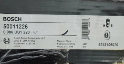 Bosch 50011226 Disc Brake Rotor - Изображение 1 из 2