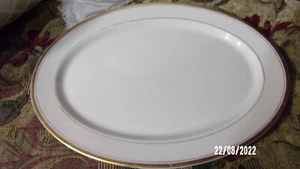 SYRACUSE CHINA 14" Monticello Old Ivory Oval Serving Platter - Picture 1 of 7