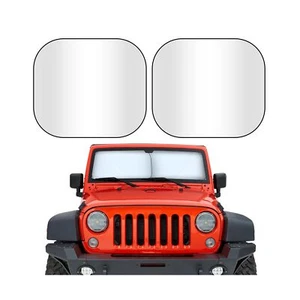 EcoNour 2-Piece Windshield Sun Shade for Jeep, Offers Complete Automotive Sun... - Picture 1 of 7