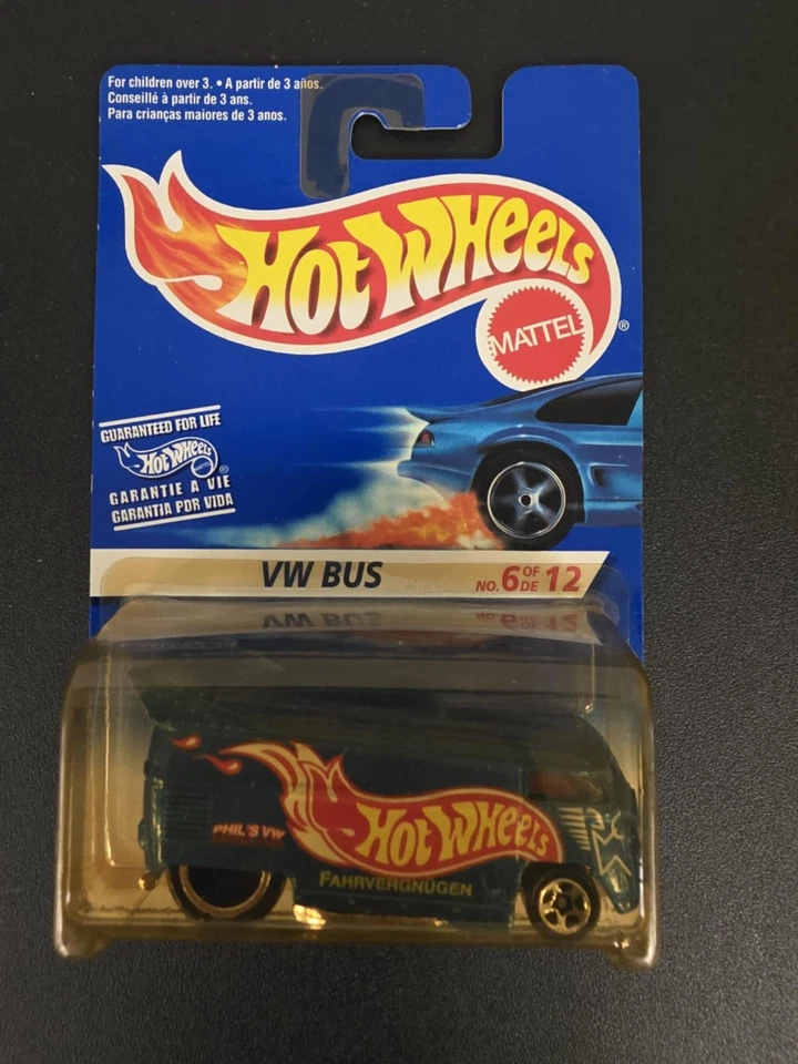 Hot Wheels 1996 1st Edition VOLKSWAGEN VW Drag Bus Fahrvergnugen