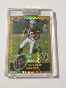 2003 Topps Chrome Xfractor Charlie Garner Card #67 Oakland Raiders 78/101 - Bild 1 von 2