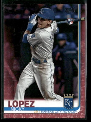 2019 Topps Update #US202 Nicky Lopez Mother's Day Pink #/50 - Image 1 of 2