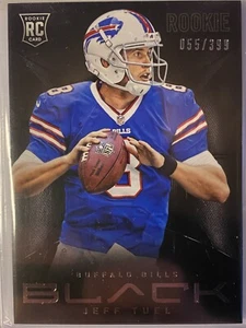 Jeff Tuel 2013 novato negro serie de radiocontrol #055/399 #196 Buffalo Bills - Imagen 1 de 2