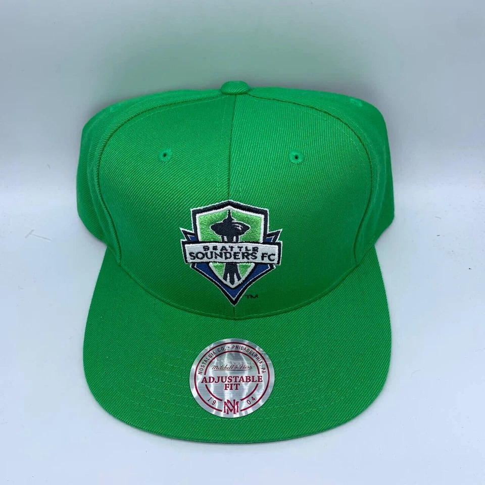 Seattle Sounders FC MLS Mitchell & Ness Sombrero Gorra Snapback Para Hombre Foto 1 de 4