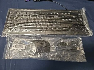 Fujitsu Wired Keyboard & Mouse New - Picture 1 of 7