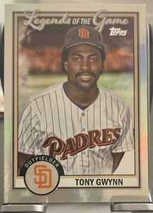 2023 Topps Series 2 Legends Of The Game Foil Insert Tony Gwynn SD Padres