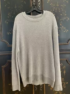 Maglione Cashco misto cashmere Zegna collo a equipaggio $1.450 | grigio | IT 56 US 46 XL - Foto 1 di 15