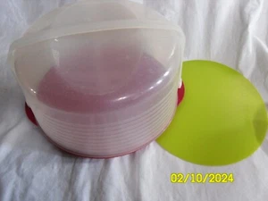 Tupperware Tortenbehälter mit Schneideunterlage +Schneidunterlage - Bild 1 von 3