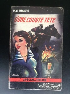 Braun D'une courte tête Fleuve noir Special police N° 51 BON ETAT - Foto 1 di 3