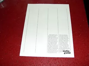 CATALOGO E BROCHURE AUDIO GILD (1982) - Foto 1 di 1