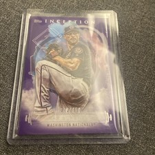 2019 Topps Inception Purple /150 Max Scherzer #2