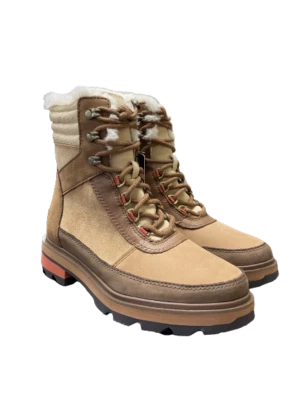 NEW Sorel Women's Lennox Lace Cozy STKD Boots Velvet Tan 2009271-242 - Image 1 of 2