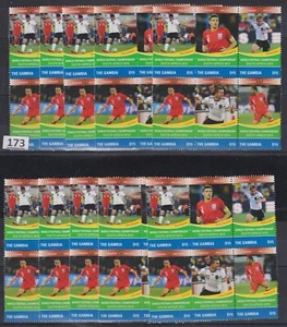/// 10X GAMBIA 2010 - MNH - SOCCER - GERMANY - ENGLAND - Picture 1 of 1