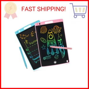 2 Pack LCD Writing Tablet, Electronic Drawing Writing Board, Erasable Drawing Do - Picture 1 of 2