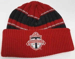 Toronto FC MLS Knit Hat Red Cuff No Pom - Picture 1 of 2