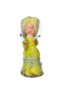 Topper de árbol de ángel vintage iluminado Japón eléctrico Yule Glo años 60 Navidad funciona - Imagen 1 de 7