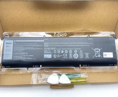 Batería genuina 69KF2 para Dell Precision 5550 5560 5570 Alienware M15 M17 86Wh Foto 1 de 4