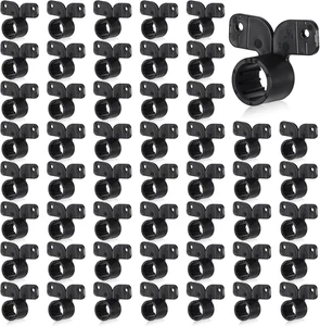 Soportes de tubería Pex Suspensión Abrazaderas de tubería Herramienta Paquete de 100 Tubo negro de 1/2 pulgada - Imagen 1 de 12