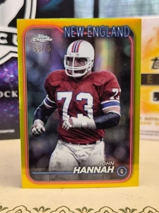 2024 Topps Chrome - John Hannah #129 Gold Refractor /75 - Picture 1 of 2