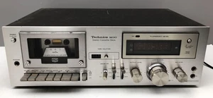 Technics RS-M30 Vintage Estéreo Cassette Deck 1978 Japón Panel de Aluminio Chatarra - Imagen 1 de 12