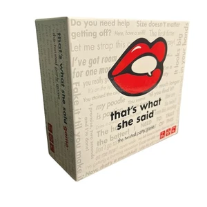 That's What She Said Game Adult Party Card Game 17+ Complete Hilarious NSFW Humo - Picture 1 of 9