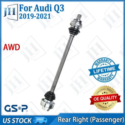 OE Rear Right Passenger CV Axle Shaft For 2019 20 21 Audi Q3 TT TTS Quattro AWD — 第 1/4 张图片