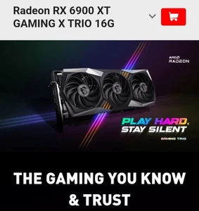 MSI RX 6900 XT GAMING X TRIO 16G( NO Box). - Picture 1 of 6
