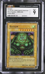 2002 Yu-Gi-Oh! Kazejin MRD-026 Super Rare Faded CGC 9 MINT #1 - Picture 1 of 1