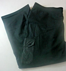 Neu mit Etikett Ralph Lauren Active schwarze Überziehhose Stretch, Seitentasche GR. 3X - Bild 1 von 5