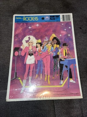 Vtg 1986 Golden Mattel Barbie and The Rockers Ken Frame Tray Puzzle NEW SEALED - Image 1 of 4