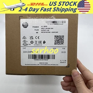 Nuevo sellado de fábrica Allen Bradley 22A-D4P0N104 PowerFlex 4 1,5 kW 2,0 HP accionamiento de CA - Imagen 1 de 5