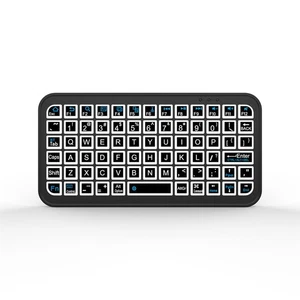 Mini Wireless Keyboard Bluetooth Compatible For Phone Tablet Color Backlit - Picture 1 of 6