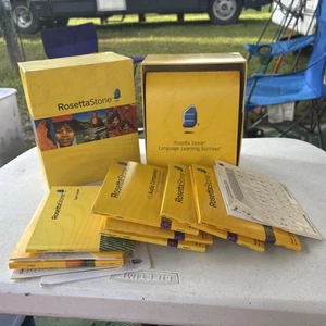 Rosetta Stone Version Allemande Deutsch Niveau 1-5 avec compagnon audio - Set complet - Photo 1/5