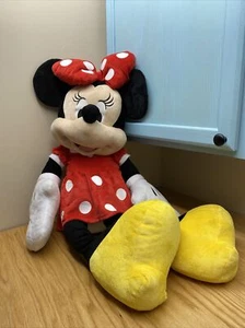 Walt Disney Minnie Mouse rot mit Tupfen Plüschtier Stofftier Figur - 35 Zoll - Bild 1 von 1